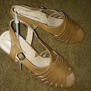 Adrienne vittadini brown heels